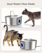 Automatic Cat Water Fountain Dispenser Circular Pet Drinking Bowl