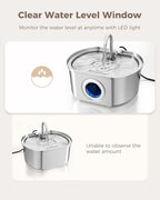 Automatic Cat Water Fountain Dispenser Bowl Pet Drinking Fountain