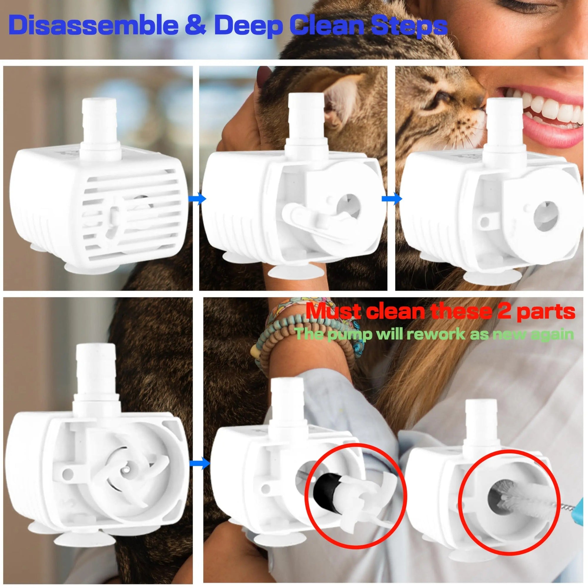 Automatic Cat Water Fountain Stainless Steel Pet Water Dispenser