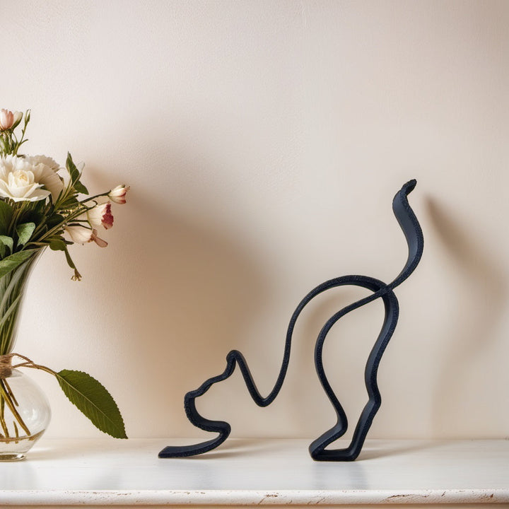Abstract Dog Sculpture Figurine