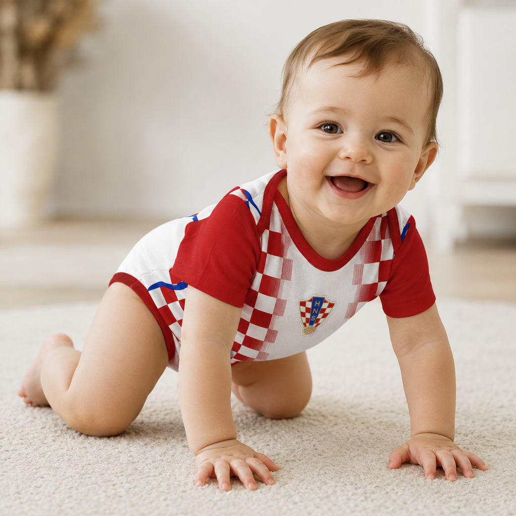 Croatia Baby Romper Detail