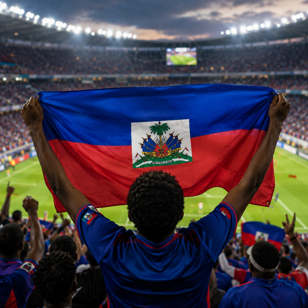 Haiti Flag Side