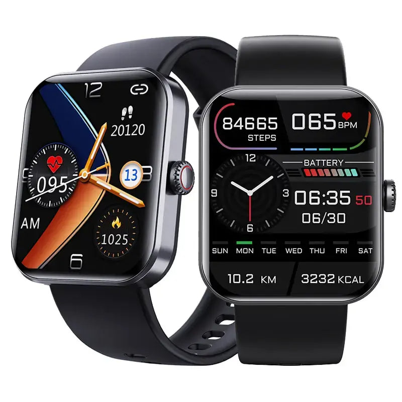 Heart Rate & Blood Pressure Monitoring Smartwatch Fitness Tracker