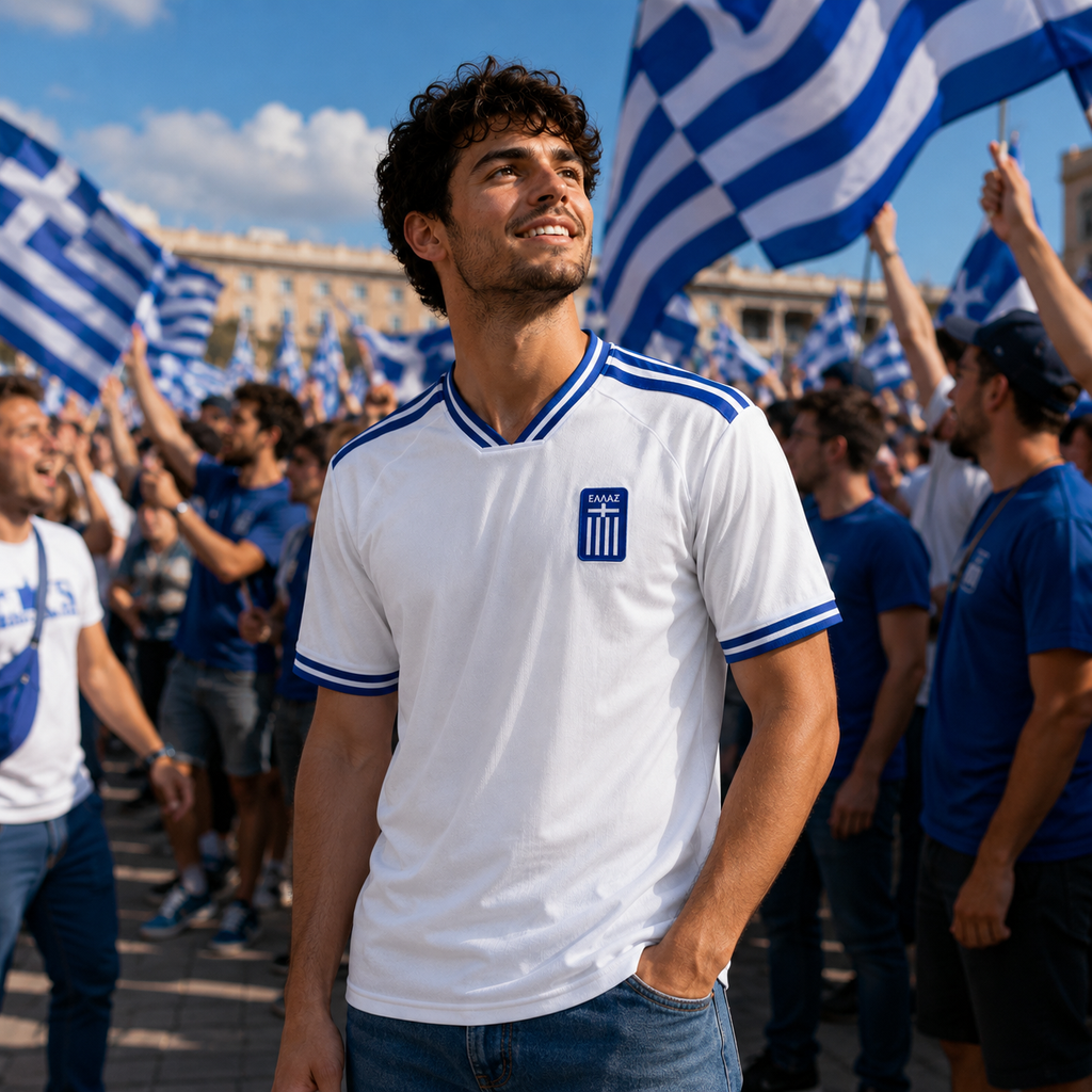 Men's Greece Football Jersey 2026
