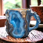 Coffee Mug with Crystal Stone Pattern Ceramic Cup