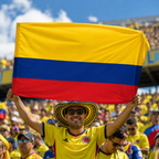 Colombia Flag Side