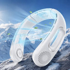 Bladeless Portable Rechargeable Neck Fan 4-Speed 360 Degree Cooling Fan