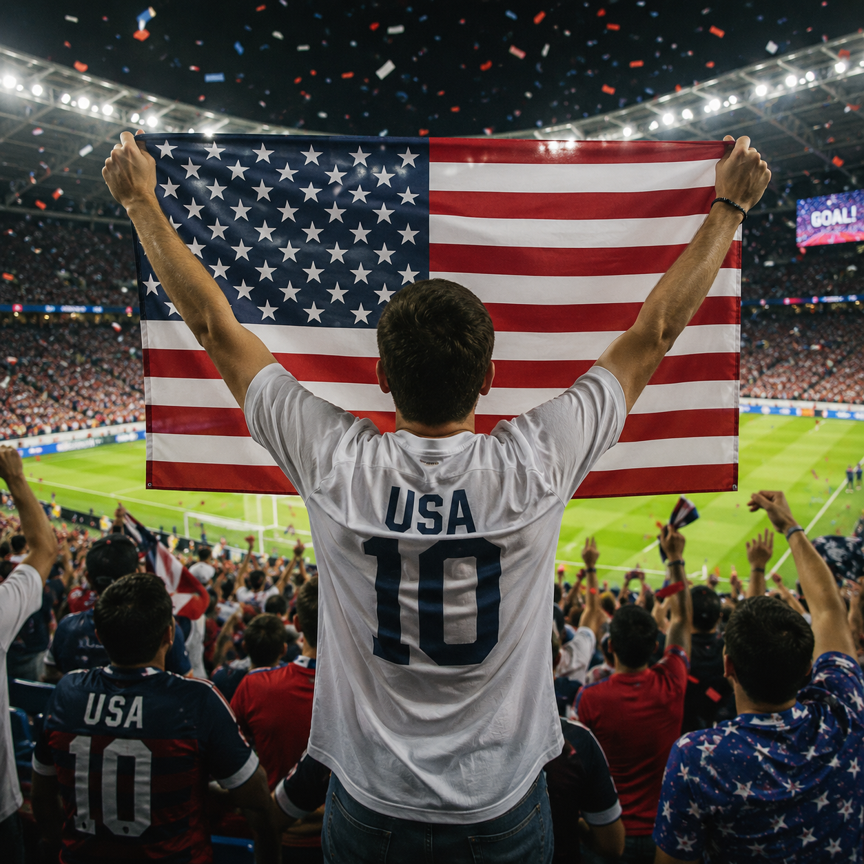 USA Flag Detail