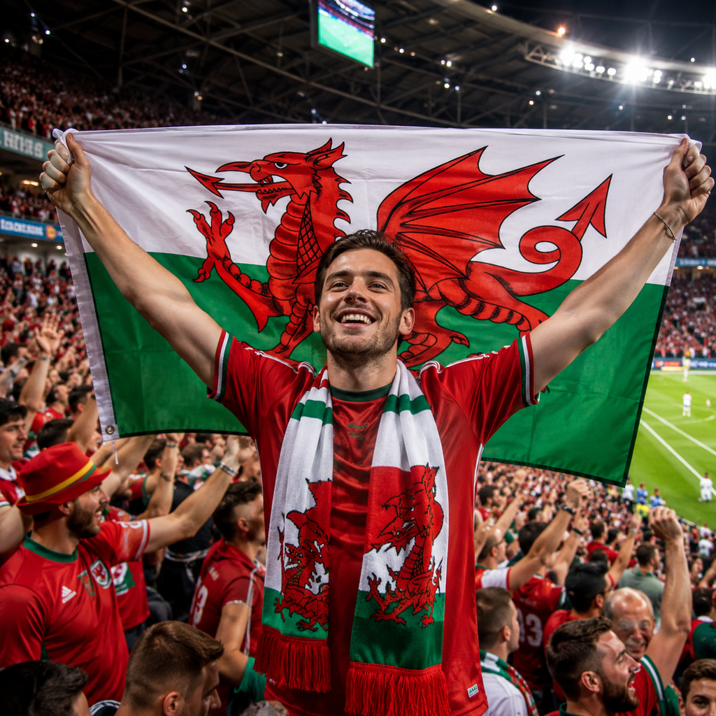 Wales Flag Detail