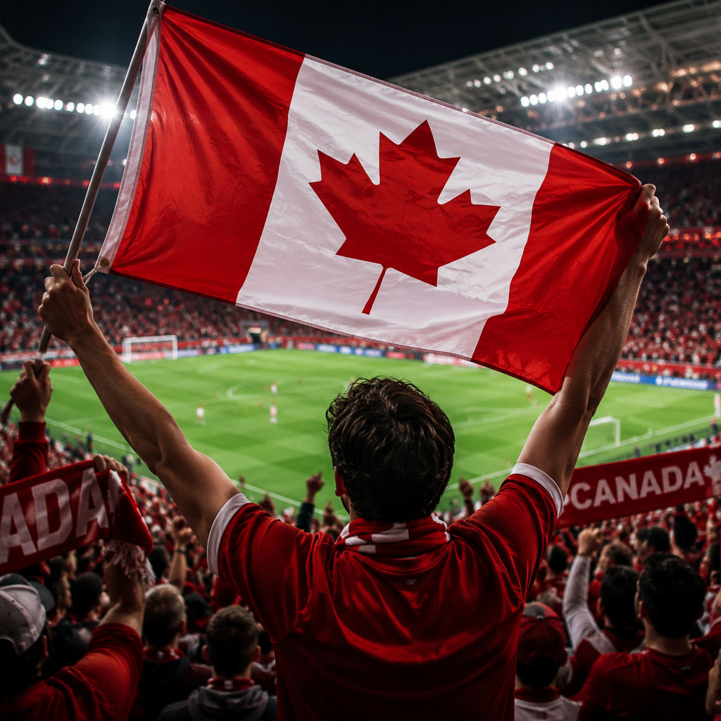Canada Flag Detail