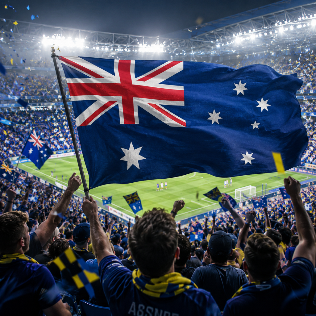 Australia Flag Side