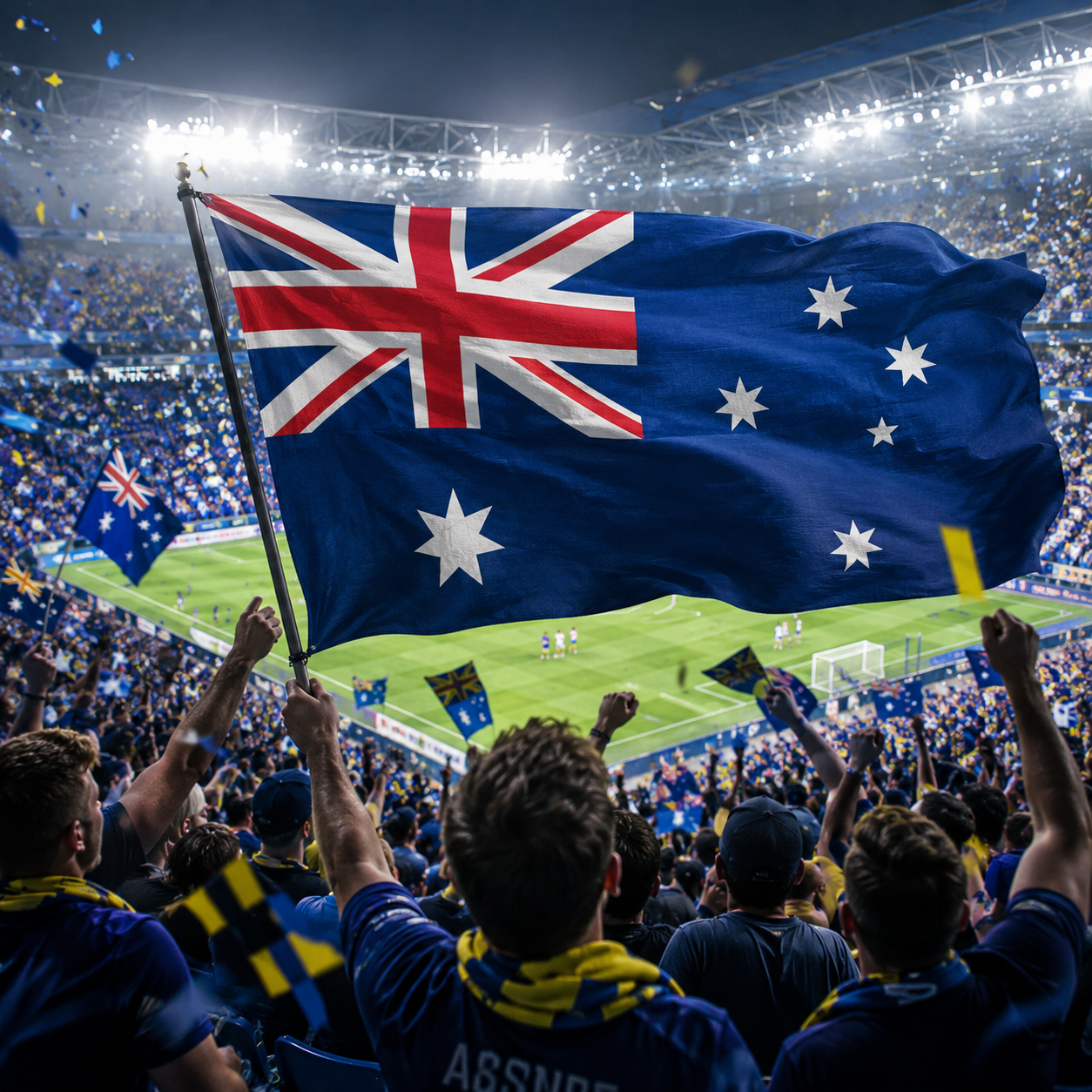 Australia Flag Side