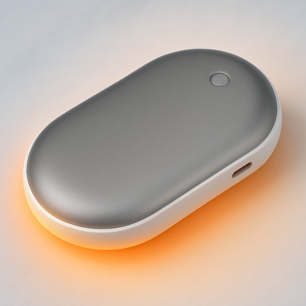 Rechargeable Hand Warmer Power Bank Portable Battery Charger Device