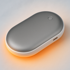 Rechargeable Hand Warmer Power Bank Portable Battery Charger Device