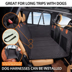 Dog Car Seat Extender Hard Bottom Pet Travel Booster Seat