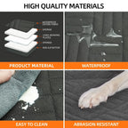 Dog Car Seat Extender Hard Bottom Pet Travel Booster Seat