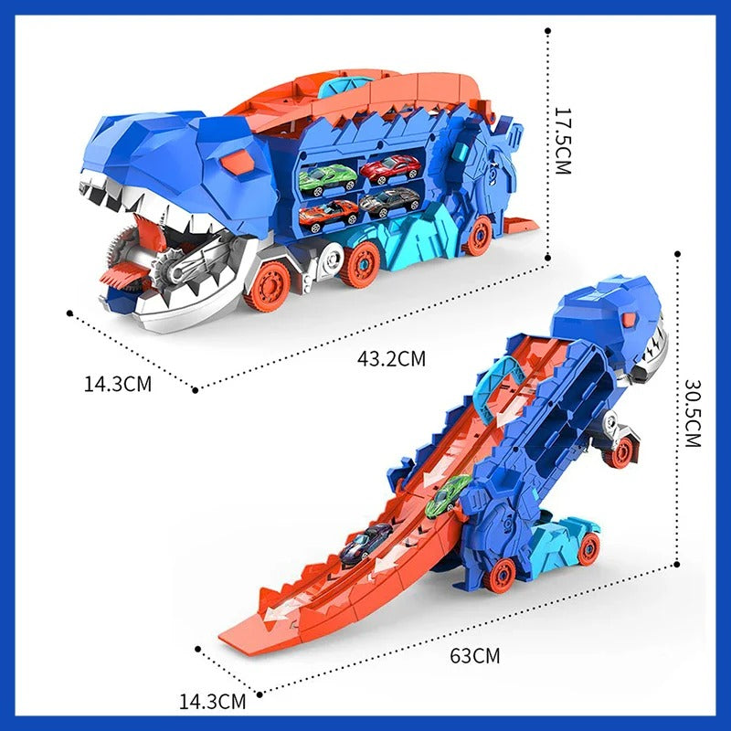 Dinosaur Truck Toy Set with Car Play Vehicles