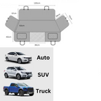 Dog Car Seat Extension Platform for Hard Floor Vehicles