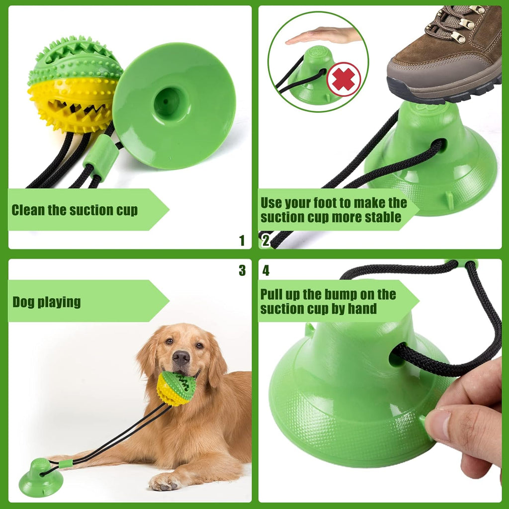 Dog Rope Chew Toy Puzzle Ball for Aggressive Chewers