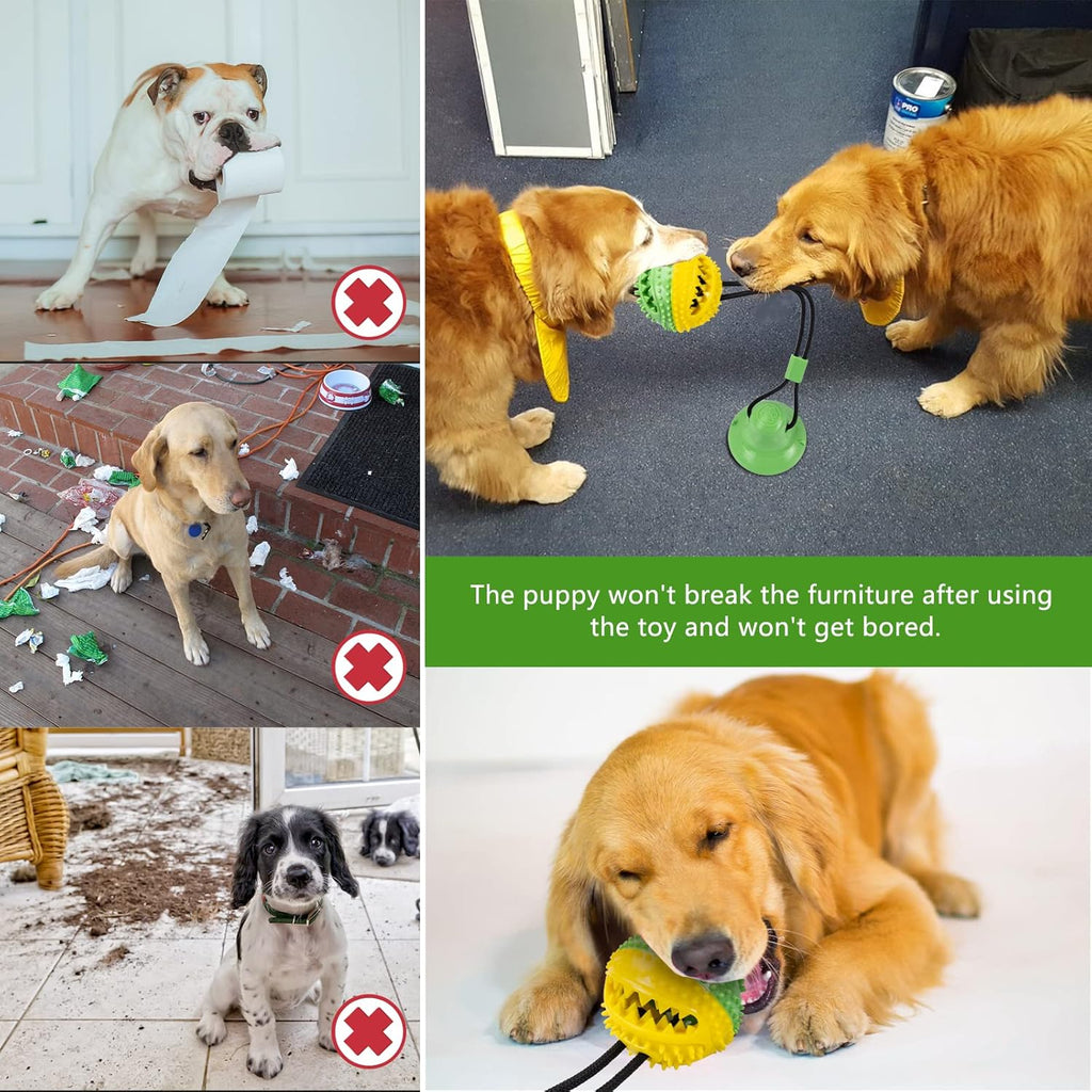 Dog Rope Chew Toy Puzzle Ball for Aggressive Chewers