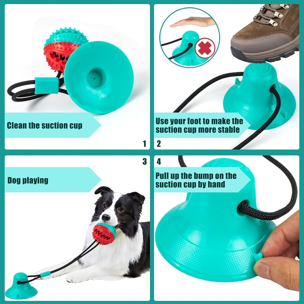 Dog Rope Chew Toy Puzzle Ball for Aggressive Chewers