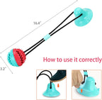 Dog Rope Chew Toy Puzzle Ball for Aggressive Chewers