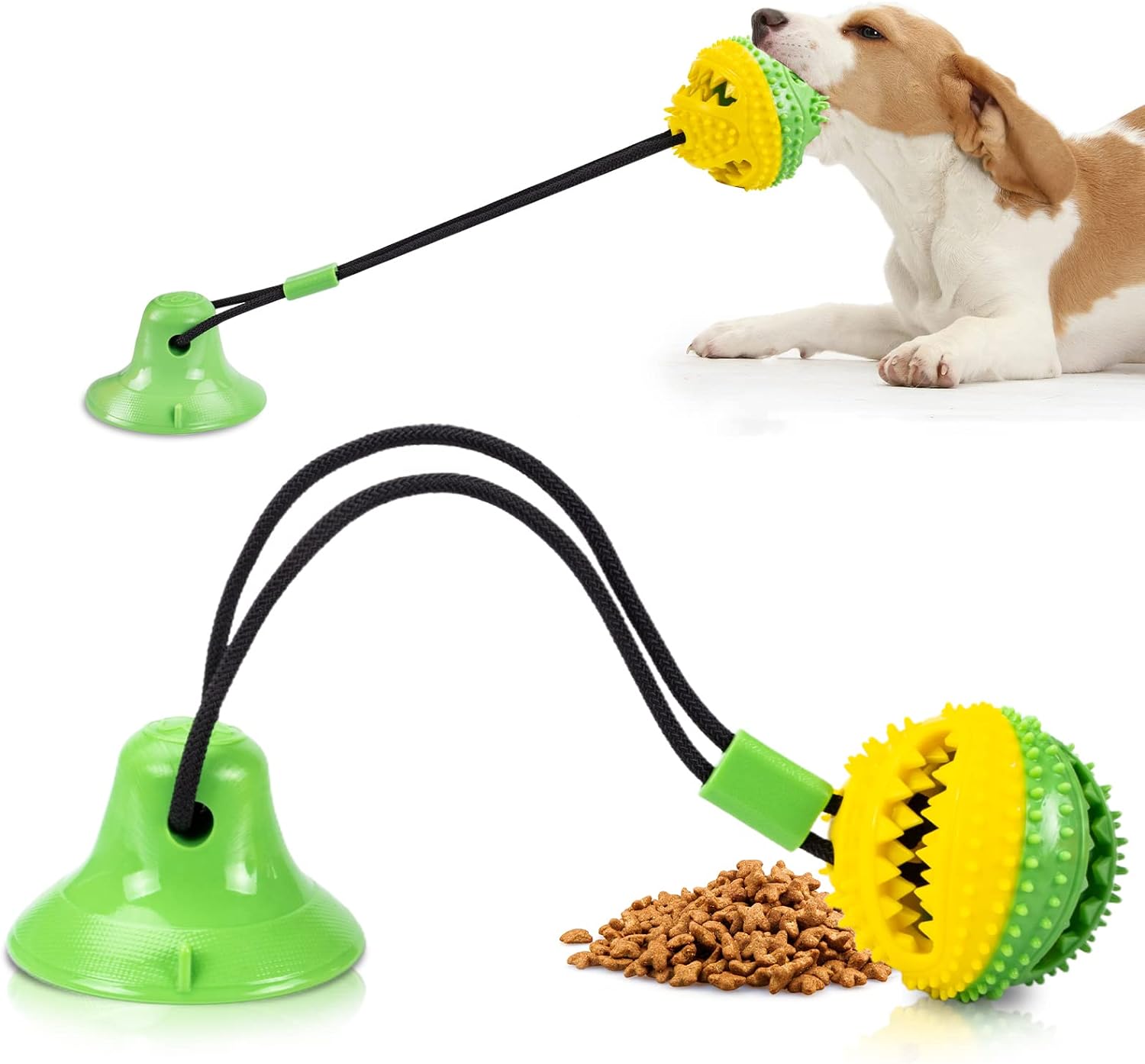 Dog Rope Chew Toy Puzzle Ball for Aggressive Chewers