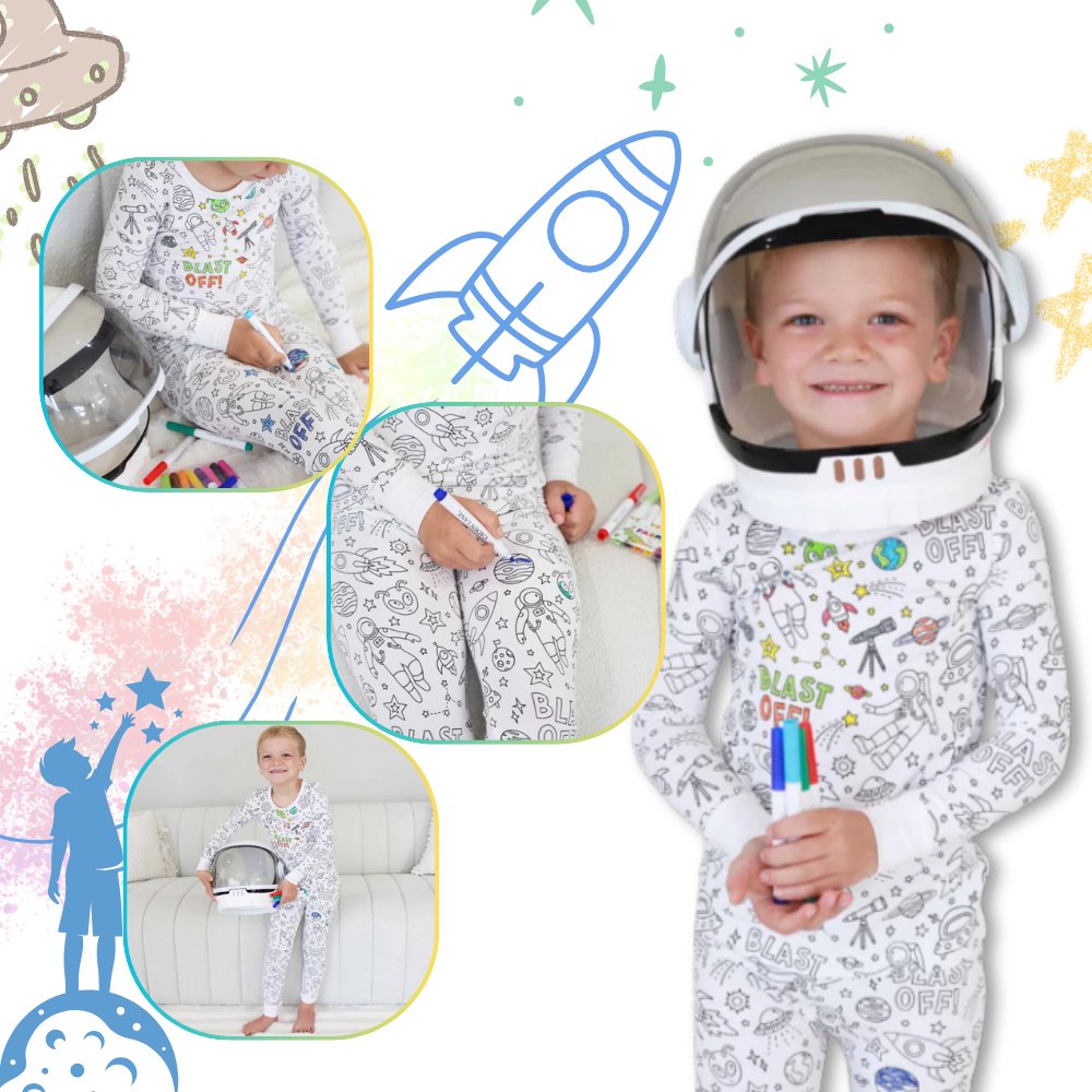 Kids Pajama Set Cotton Two-Piece Sleepwear
