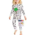 Kids Pajama Set Cotton Two-Piece Sleepwear