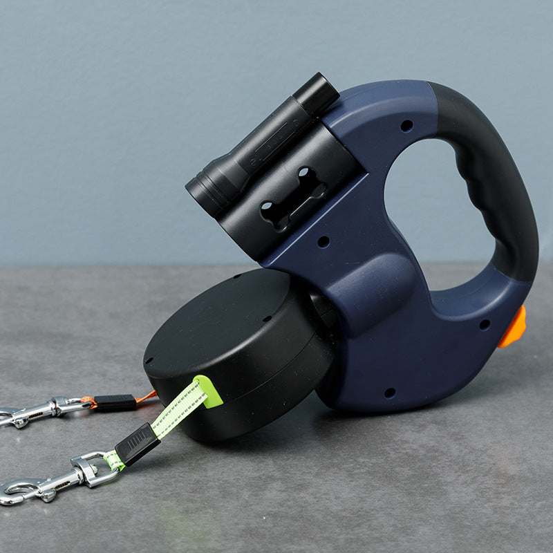 Double Dog Leash Connector Coupler Anti Tangle Pet Leash Accessory