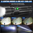 LED Handheld Portable Flashlight Light