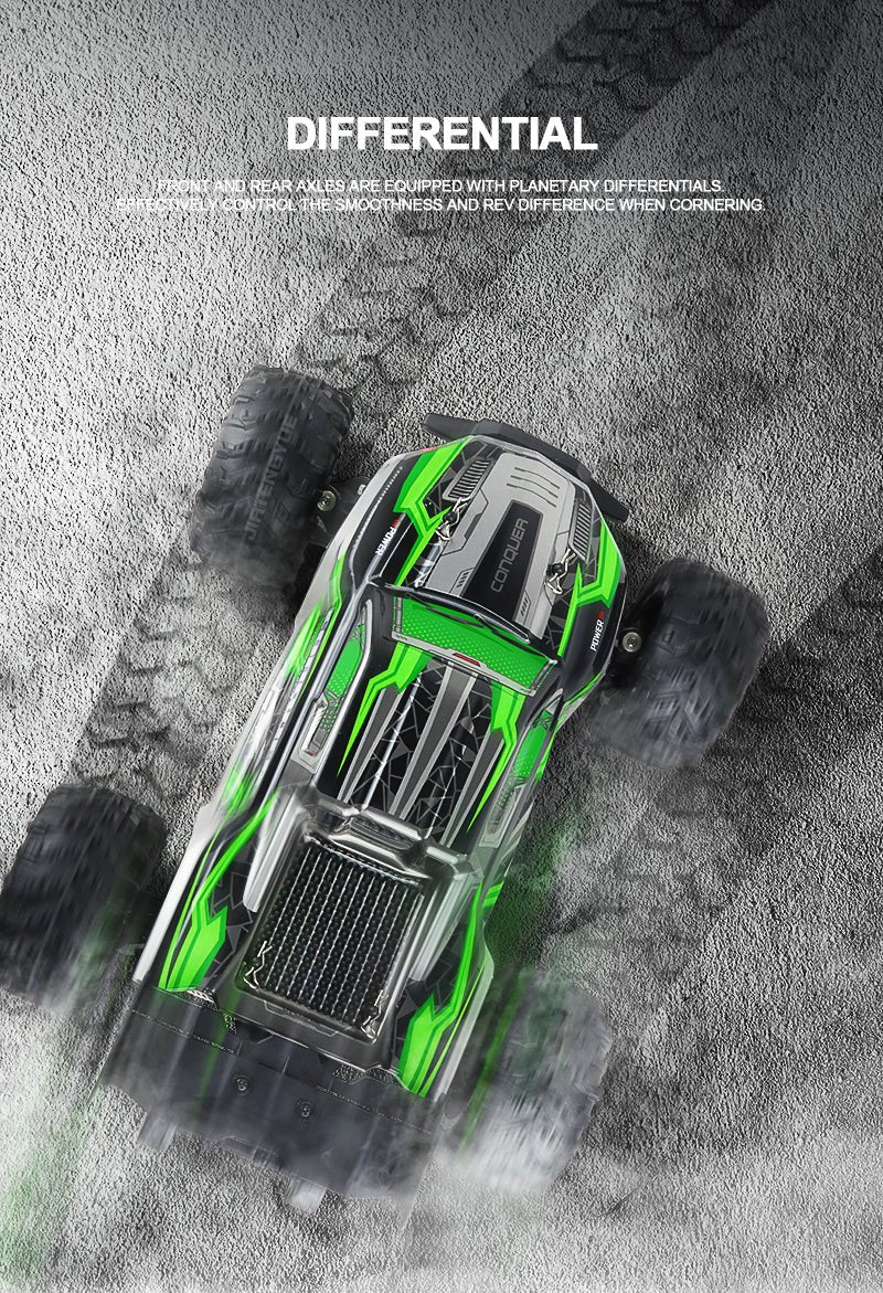 Remote Control Monster Truck Racing Buggy Dual Battery 31 MPH