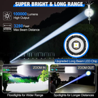 LED Handheld Portable Flashlight Light