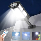Solar Motion Sensor Outdoor Flush Mount Wall Light