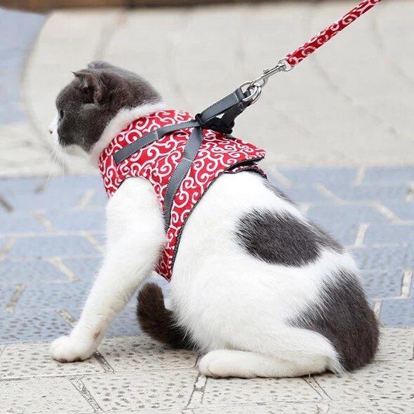 Cat Harness Adjustable Pet Harness for Cats
