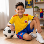 Colombia 2026 World Cup Kids Football Jersey Kit