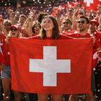 Switzerland Fan Cape