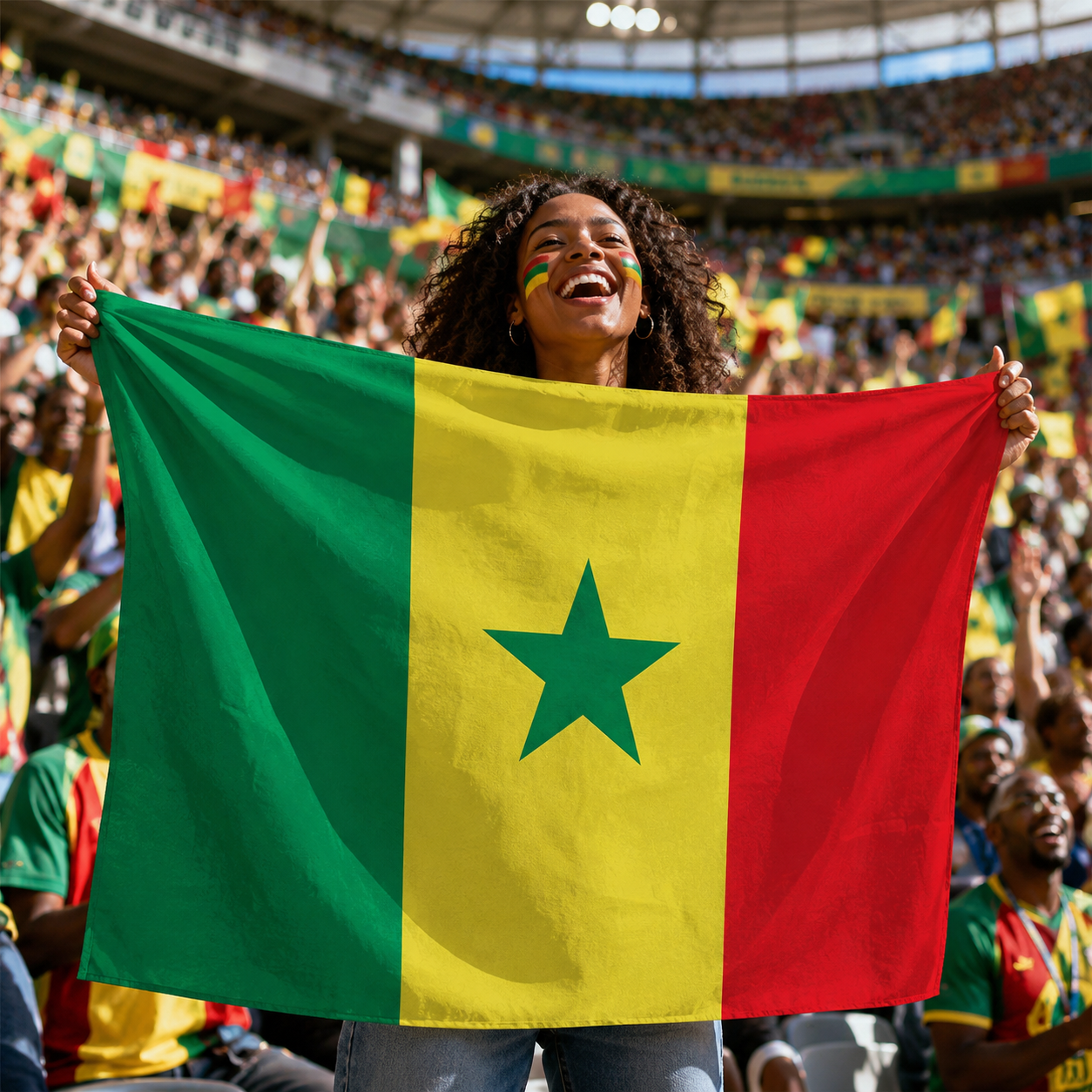 Senegal Fan Cape