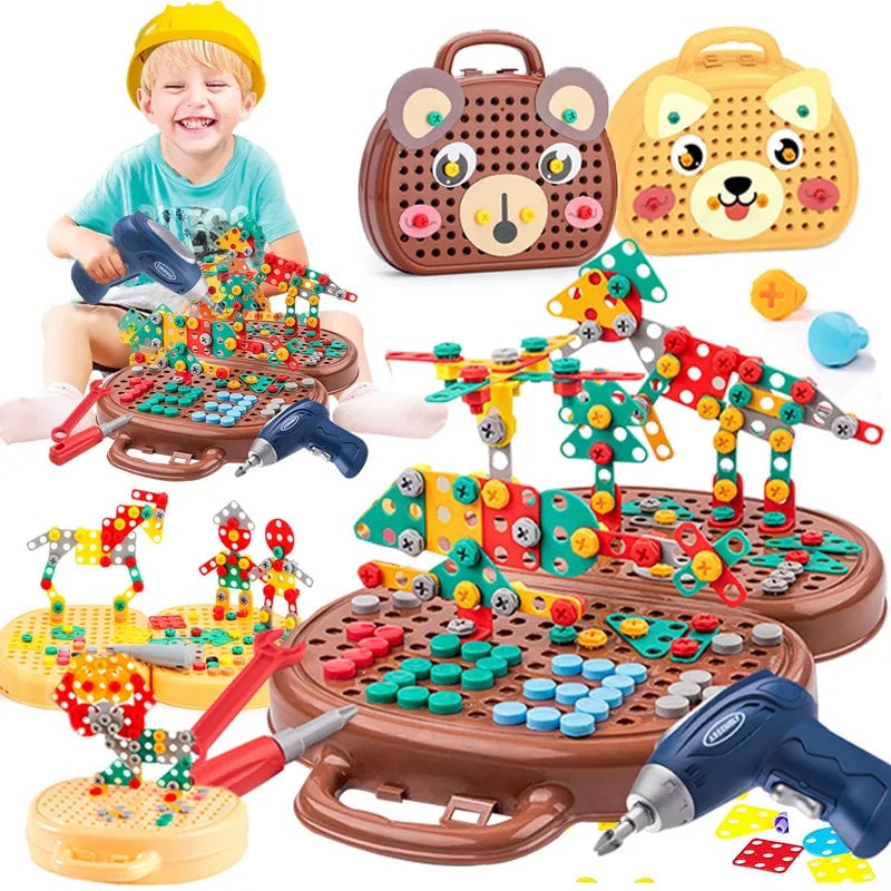 Montessori Educational Toy Set Toolbox Play Tools Kit