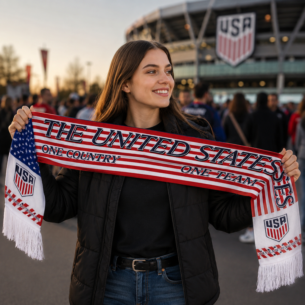 USA Scarf Side