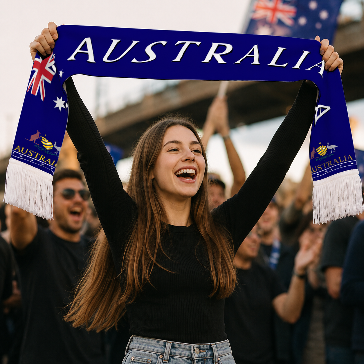 Australia Scarf Side