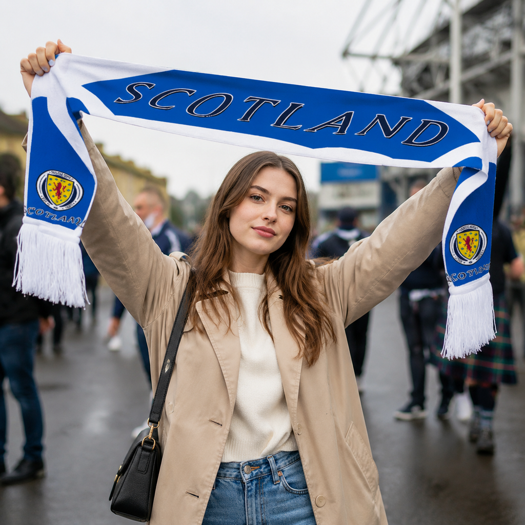 Scotland Scarf Side