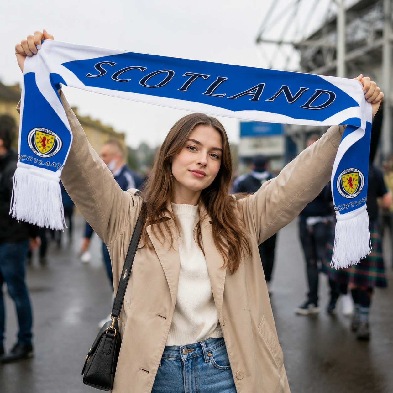 Scotland Scarf Side