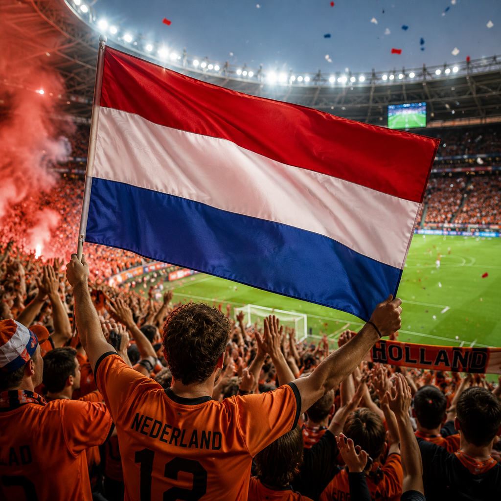 Netherlands Flag Side