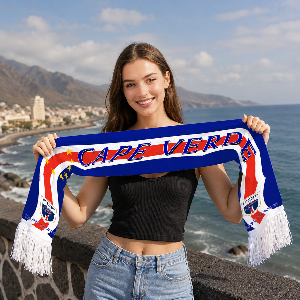Cape Verde Fan Scarf