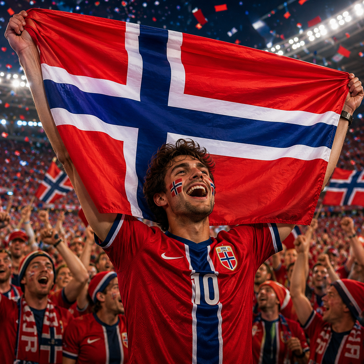 Norway Flag Detail