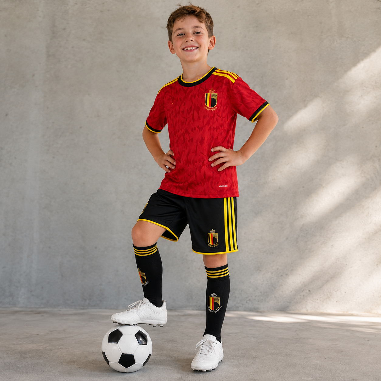 Belgium Kids Jersey Detail