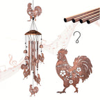 Chicken Shaped Outdoor Indoor Wind Chime Garden Decoration