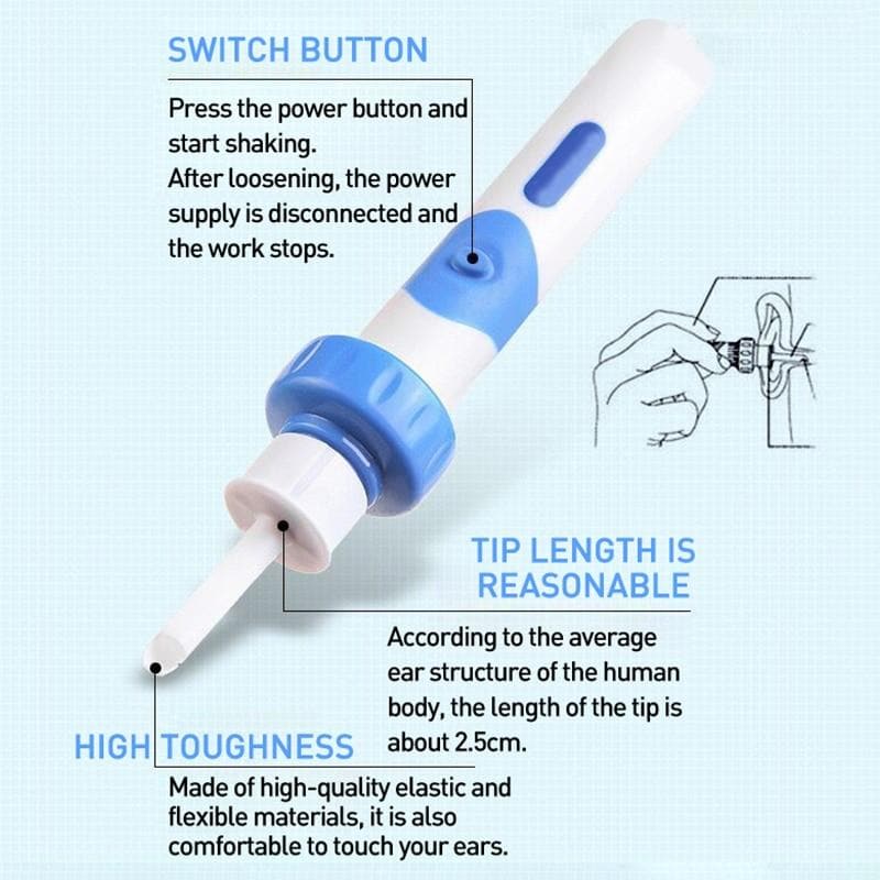 Electric Earwax Removal Vacuum Cleaner Tool