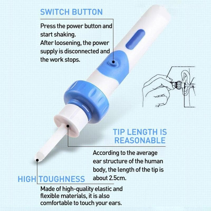 Electric Earwax Removal Vacuum Cleaner Tool